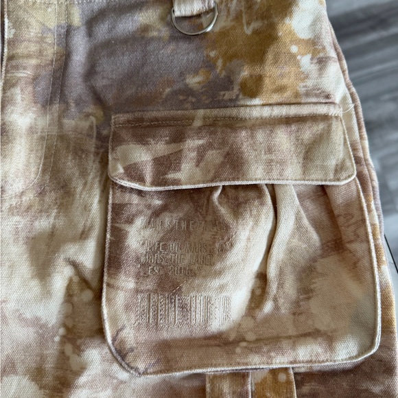 Mars The Label Cargo Mini Skirt 100% Cotton UK Sz 8-US Sz 4 Coachella - Picture 4 of 6